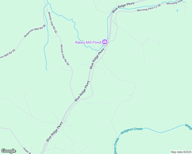 map of restaurants, bars, coffee shops, grocery stores, and more near 1329 Morning Dew Lane Southeast in Floyd
