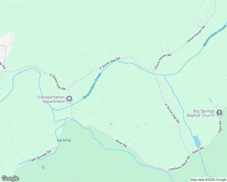 map of restaurants, bars, coffee shops, grocery stores, and more near 1916 Tate Springs Road in Big Stone Gap