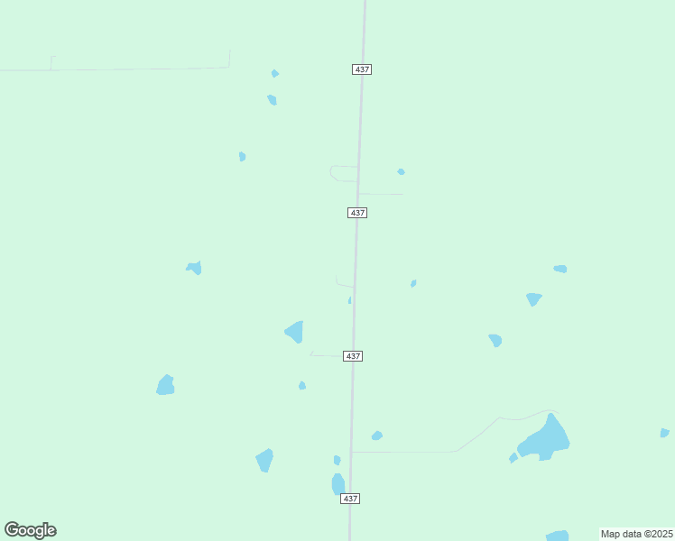 map of restaurants, bars, coffee shops, grocery stores, and more near 16947 County Road 437 in Dexter