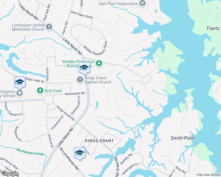 map of restaurants, bars, coffee shops, grocery stores, and more near 840 Bishopsgate Lane in Virginia Beach