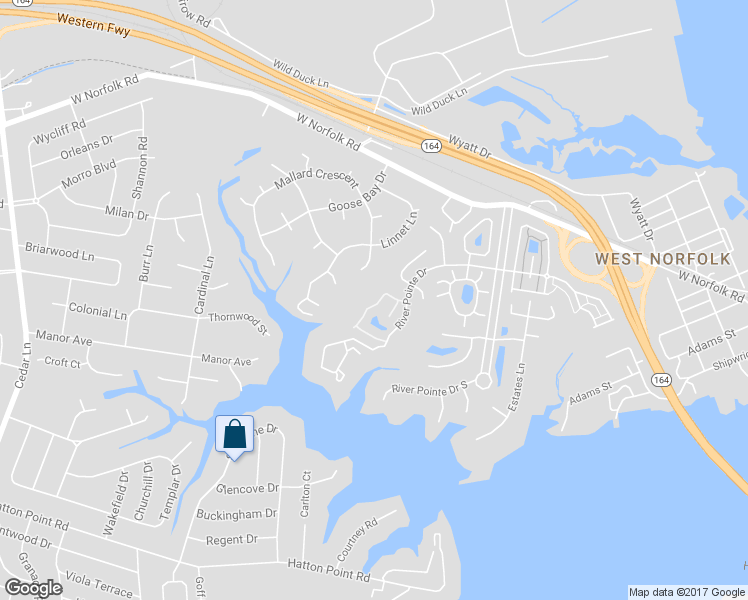 map of restaurants, bars, coffee shops, grocery stores, and more near 35 Creekside Drive in Portsmouth