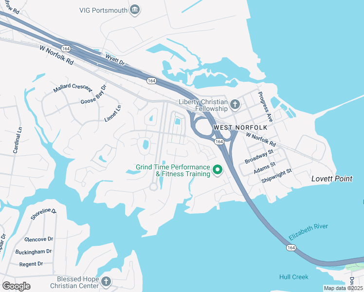 map of restaurants, bars, coffee shops, grocery stores, and more near 118 Keeper Street in Portsmouth