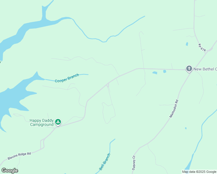 map of restaurants, bars, coffee shops, grocery stores, and more near O Parmley Road in Wayne County