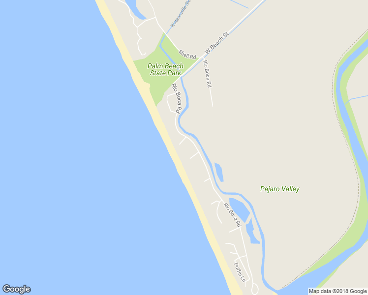 map of restaurants, bars, coffee shops, grocery stores, and more near 66 Avocet Circle in Watsonville