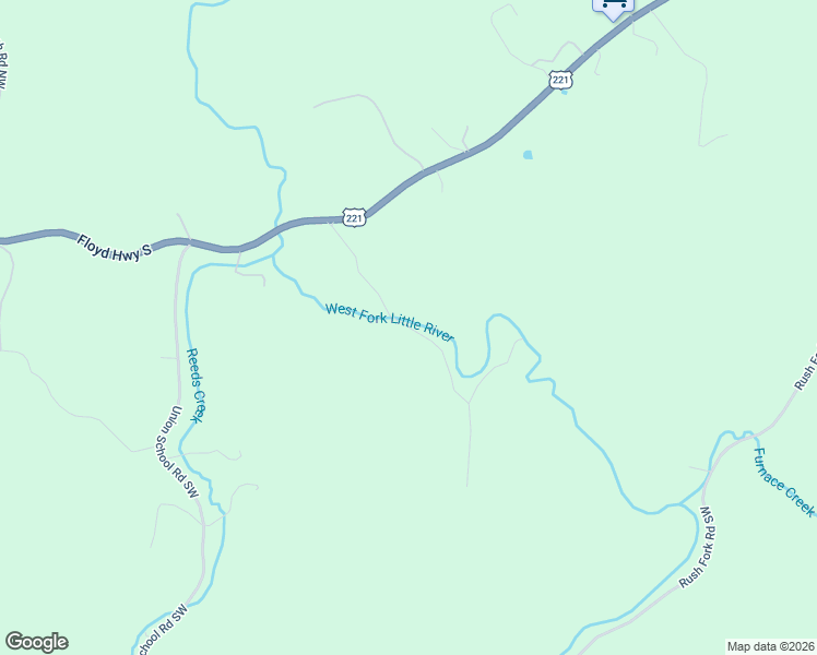 map of restaurants, bars, coffee shops, grocery stores, and more near State Route 824 in Floyd County