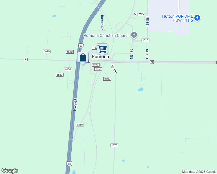 map of restaurants, bars, coffee shops, grocery stores, and more near 5149 Northeast 137 in Pomona