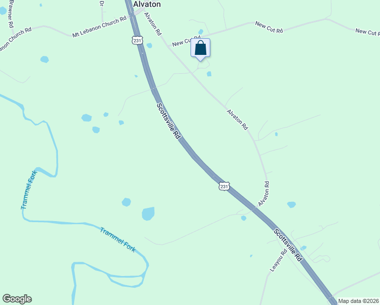 map of restaurants, bars, coffee shops, grocery stores, and more near 10788-10940 Scottsville Road in Alvaton