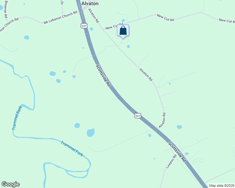 map of restaurants, bars, coffee shops, grocery stores, and more near 10788 Scottsville Road in Alvaton