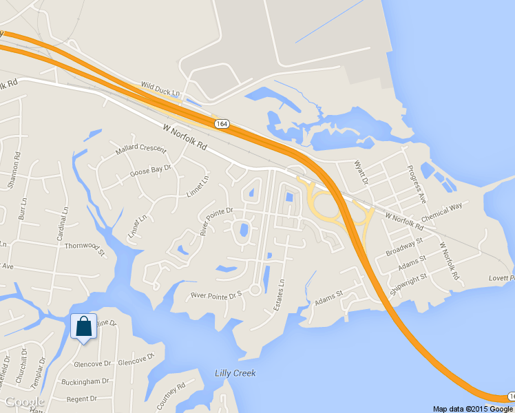 map of restaurants, bars, coffee shops, grocery stores, and more near 7 Centre Port Cir in Portsmouth