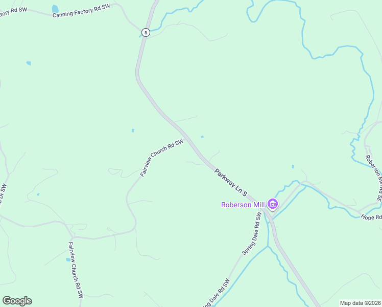 map of restaurants, bars, coffee shops, grocery stores, and more near 2018 Parkway Lane South in Floyd