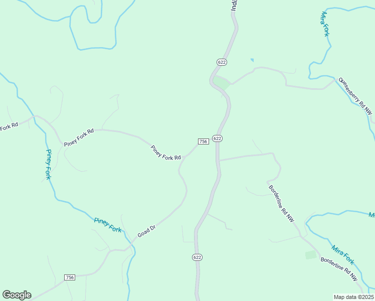 map of restaurants, bars, coffee shops, grocery stores, and more near 1625 State Road 756 in Dugspur