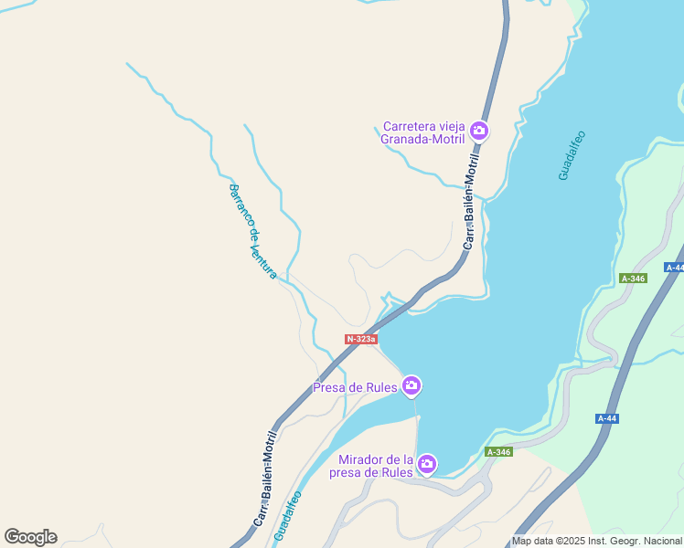 map of restaurants, bars, coffee shops, grocery stores, and more near in Vélez de Benaudalla
