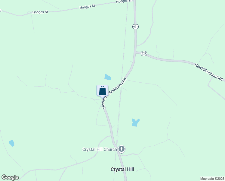 map of restaurants, bars, coffee shops, grocery stores, and more near 7010 Howard P Anderson Road in Crystal Hill