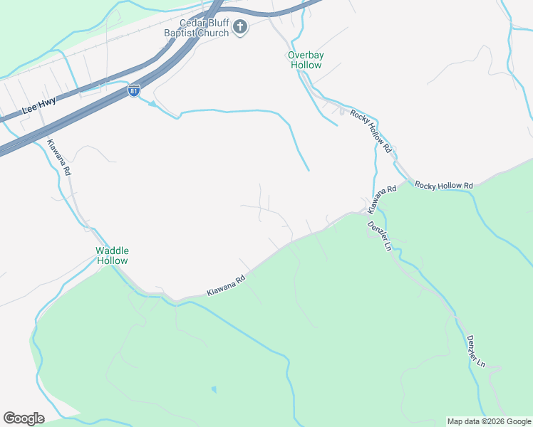 map of restaurants, bars, coffee shops, grocery stores, and more near 623 Kiawana Road in Atkins