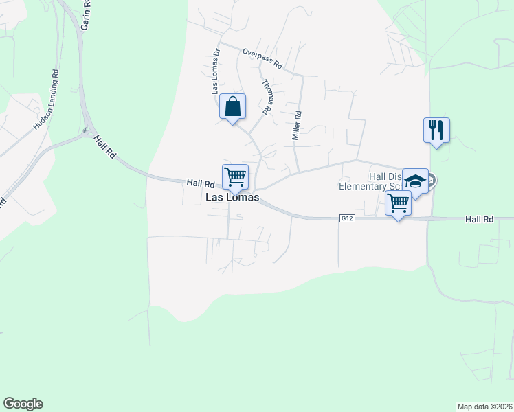 map of restaurants, bars, coffee shops, grocery stores, and more near 18 Sill Road in Watsonville