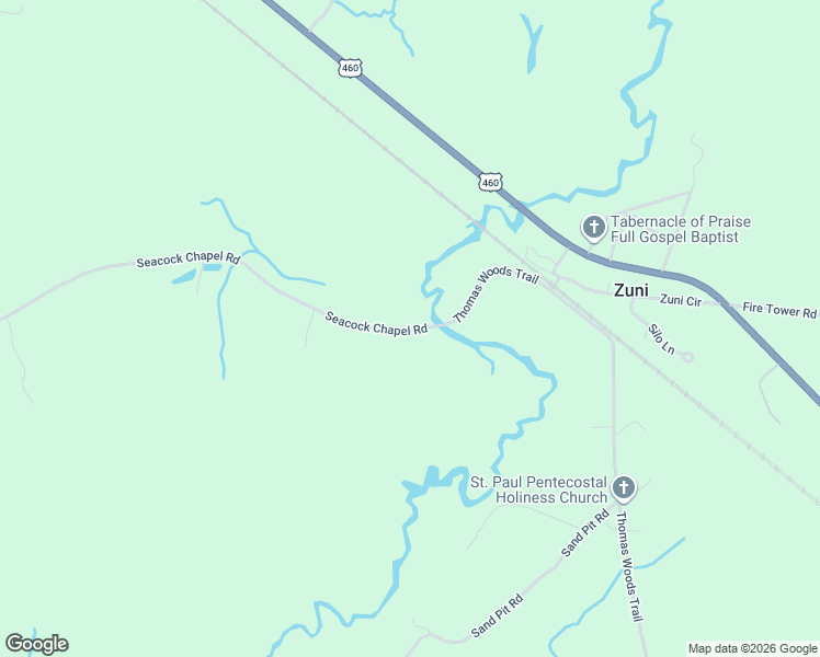 map of restaurants, bars, coffee shops, grocery stores, and more near 20216 State Route 614 in Zuni