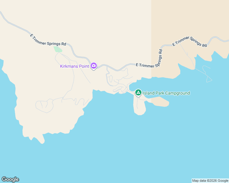 map of restaurants, bars, coffee shops, grocery stores, and more near Island Park Drive in Sanger