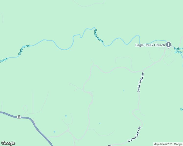 map of restaurants, bars, coffee shops, grocery stores, and more near State Highway 896 in Parkers Lake