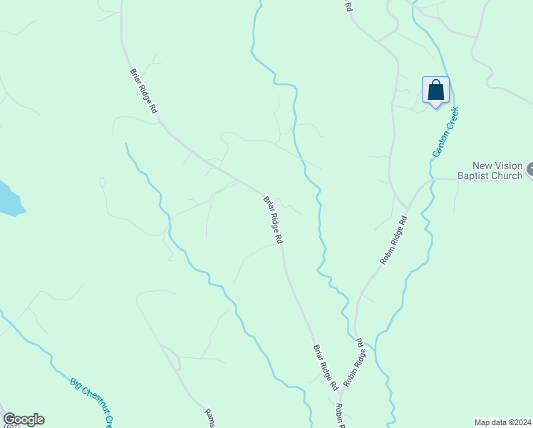 map of restaurants, bars, coffee shops, grocery stores, and more near 635 Briar Ridge Road in Henry