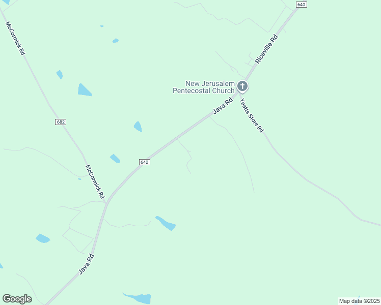 map of restaurants, bars, coffee shops, grocery stores, and more near 5776 Java Road in Java