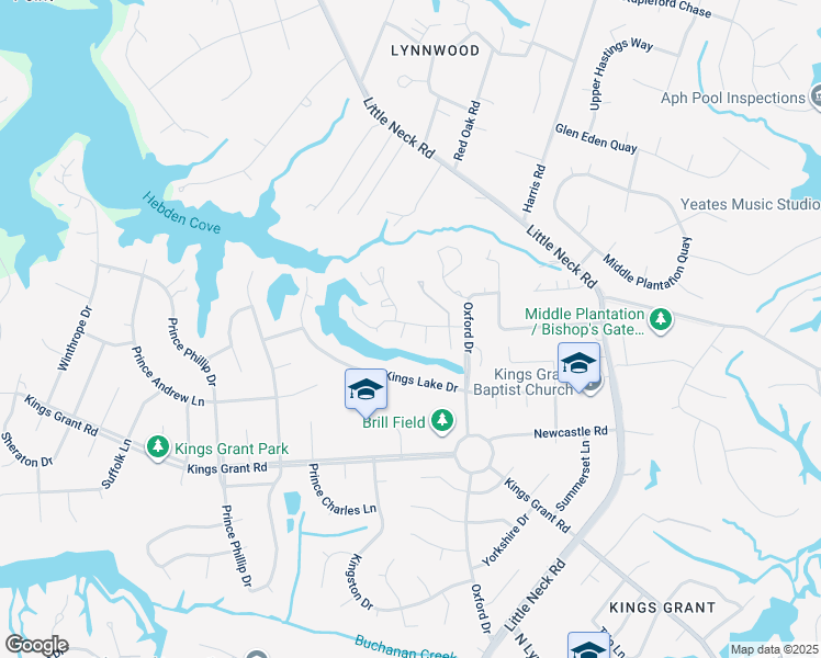 map of restaurants, bars, coffee shops, grocery stores, and more near 936 Poquoson Circle in Virginia Beach