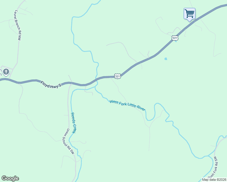 map of restaurants, bars, coffee shops, grocery stores, and more near 166 State Route 824 in Floyd