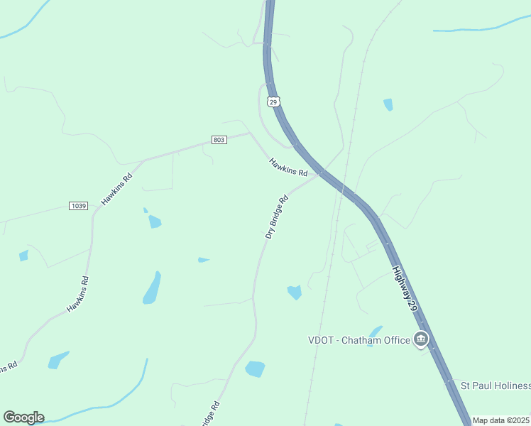 map of restaurants, bars, coffee shops, grocery stores, and more near 222 Dry Bridge Road in Chatham