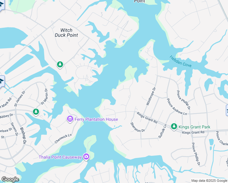 map of restaurants, bars, coffee shops, grocery stores, and more near 3912 Coverdale Circle in Virginia Beach