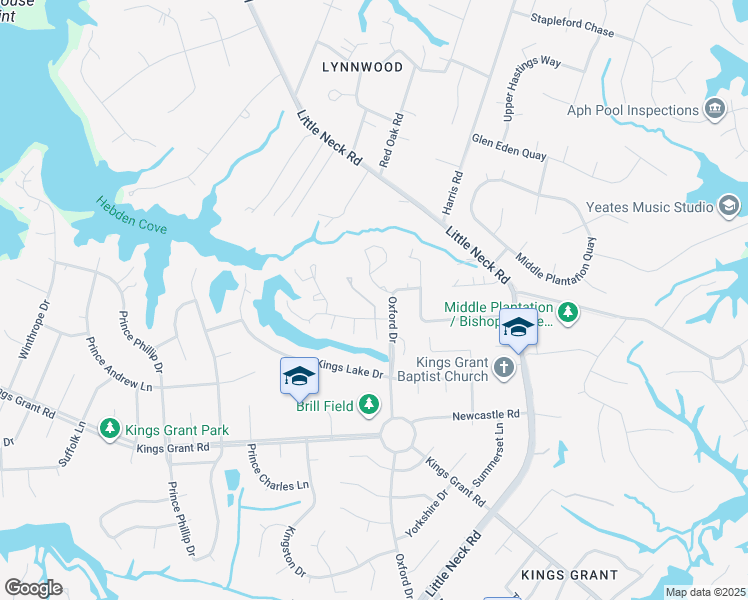 map of restaurants, bars, coffee shops, grocery stores, and more near 1000 Sir Timothy Drive in Virginia Beach