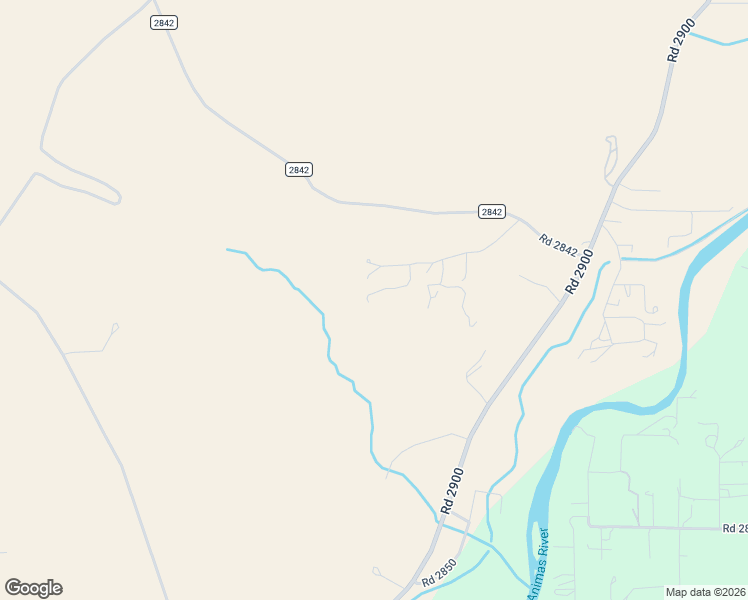 map of restaurants, bars, coffee shops, grocery stores, and more near 46B Road 2598 in Aztec