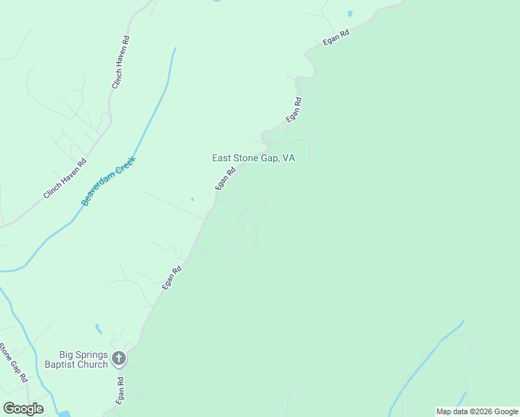 map of restaurants, bars, coffee shops, grocery stores, and more near 6102 Starbuck Lane in Big Stone Gap