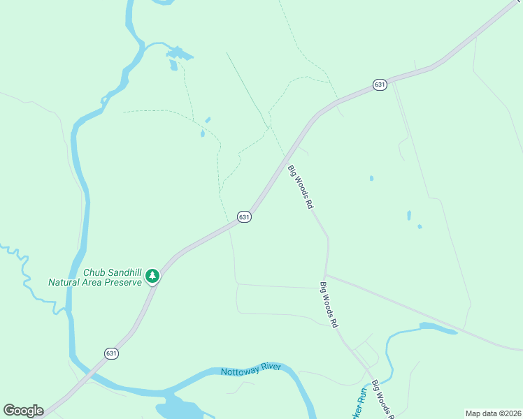 map of restaurants, bars, coffee shops, grocery stores, and more near 26164 Peters Bridge Road in Courtland