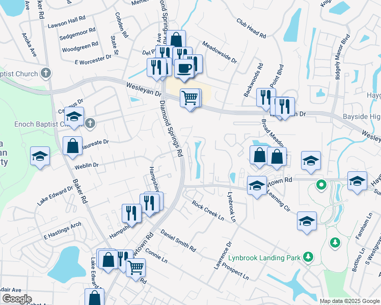 map of restaurants, bars, coffee shops, grocery stores, and more near 880 Gem Court in Virginia Beach
