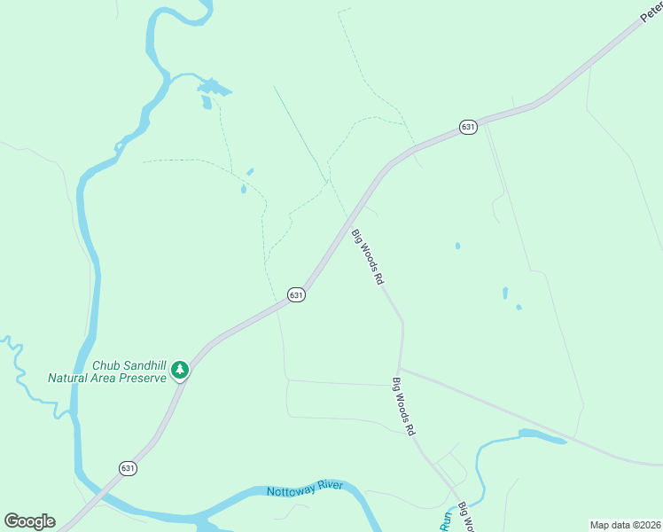 map of restaurants, bars, coffee shops, grocery stores, and more near 26210 Peters Bridge Road in Courtland