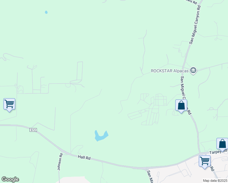 map of restaurants, bars, coffee shops, grocery stores, and more near 118 Paddon Road in Monterey County