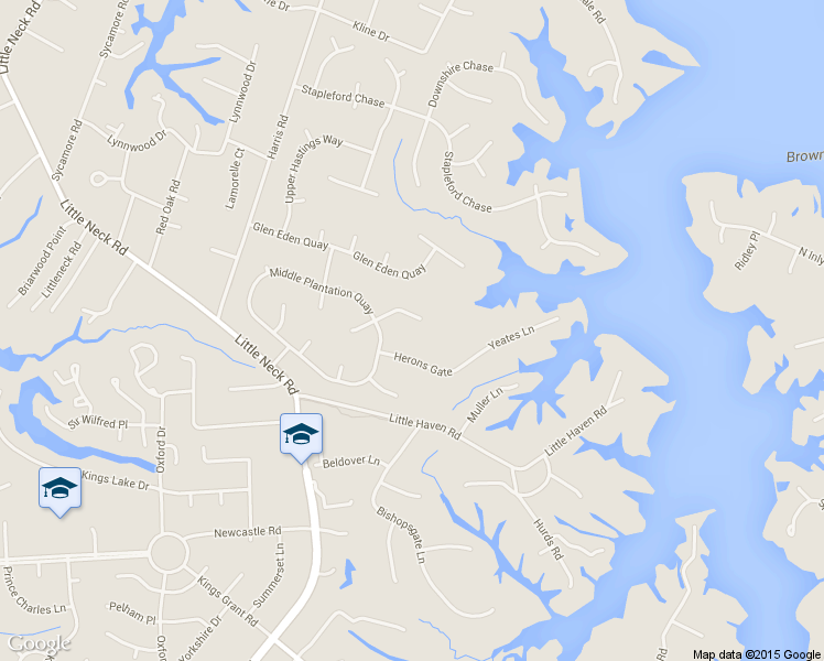 map of restaurants, bars, coffee shops, grocery stores, and more near 928 Salisbury Green in Virginia Beach