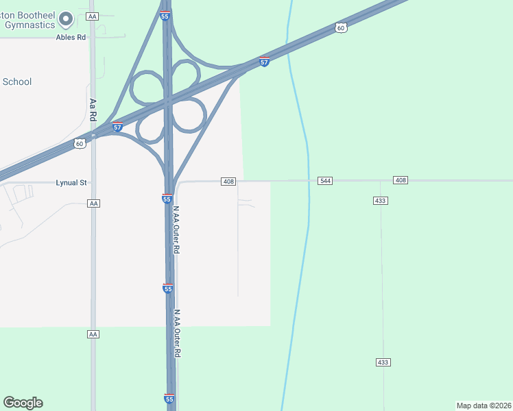 map of restaurants, bars, coffee shops, grocery stores, and more near 175 Oliver Road in Sikeston