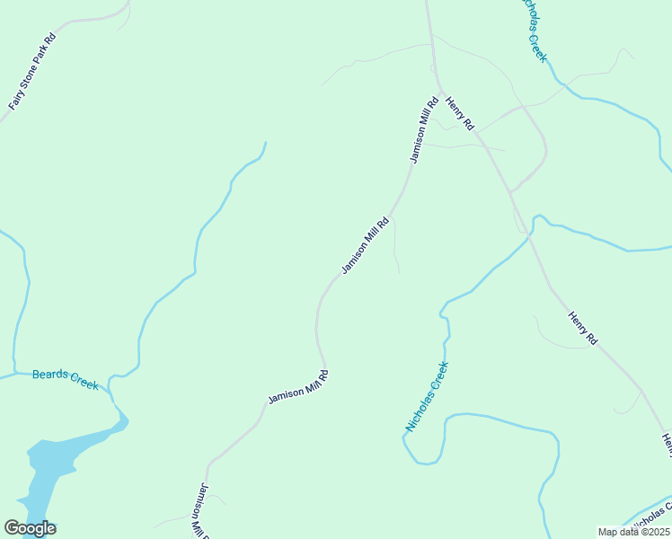 map of restaurants, bars, coffee shops, grocery stores, and more near 630 Jamison Mill Road in Henry