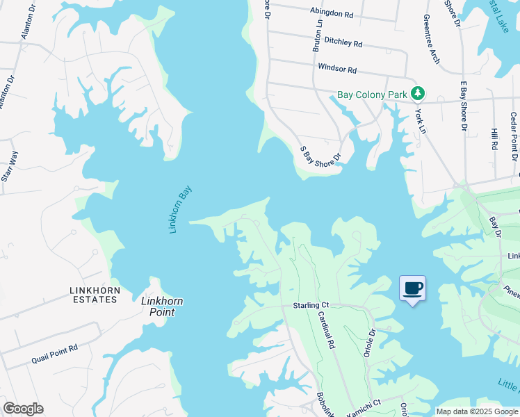 map of restaurants, bars, coffee shops, grocery stores, and more near 1052 Bobolink Drive in Virginia Beach