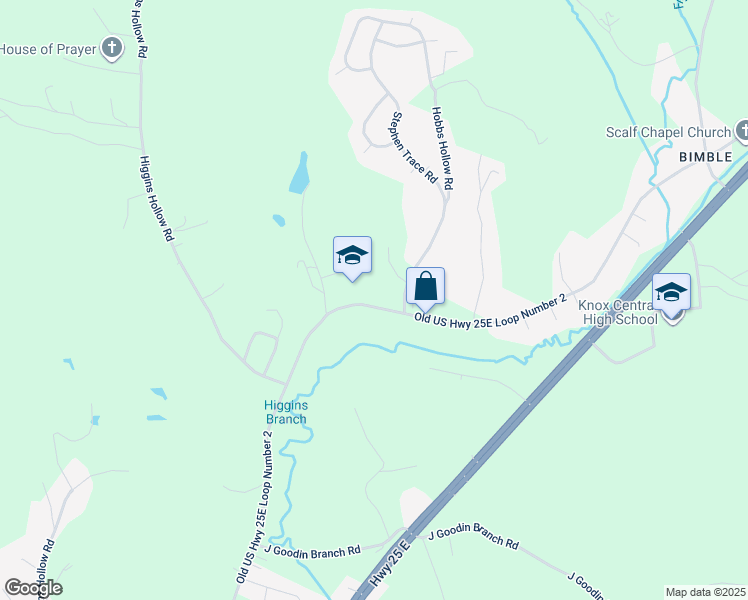 map of restaurants, bars, coffee shops, grocery stores, and more near 2044 Kentucky 3439 in Barbourville