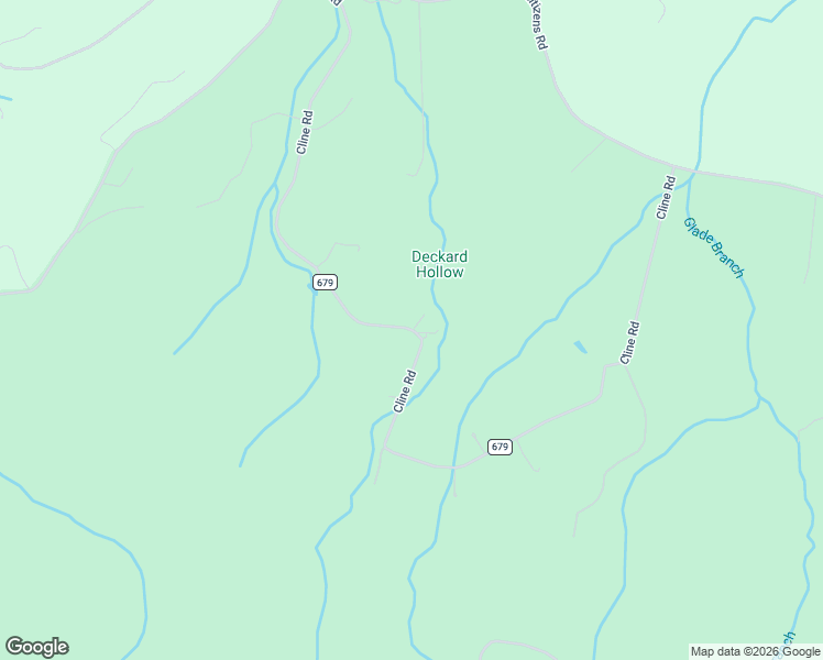 map of restaurants, bars, coffee shops, grocery stores, and more near Cline Road in Rural Retreat