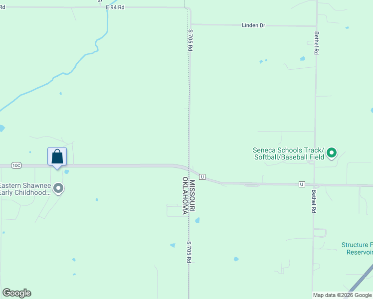 map of restaurants, bars, coffee shops, grocery stores, and more near 9865-9999 State Line Road in Seneca