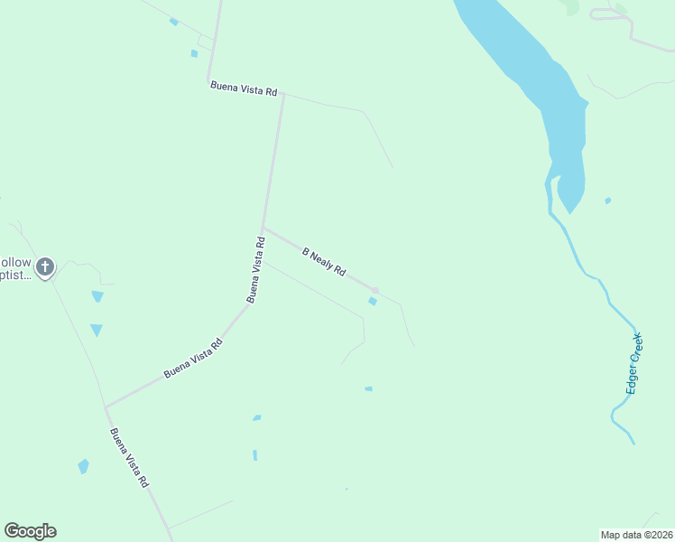 map of restaurants, bars, coffee shops, grocery stores, and more near B Nealy Road in Russellville