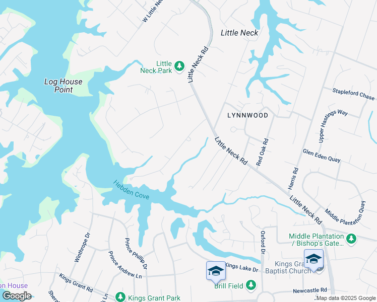 map of restaurants, bars, coffee shops, grocery stores, and more near 1104 Michaelwood Drive in Virginia Beach
