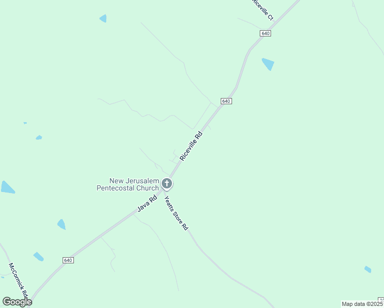 map of restaurants, bars, coffee shops, grocery stores, and more near 336 Riceville Road in Java