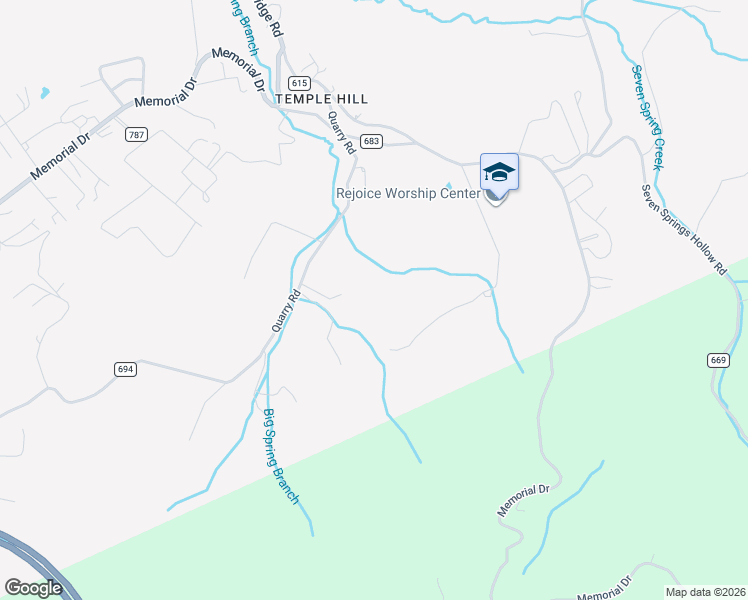 map of restaurants, bars, coffee shops, grocery stores, and more near 1276 Quarry Road in Castlewood