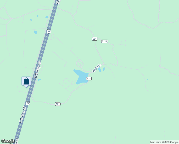 map of restaurants, bars, coffee shops, grocery stores, and more near 1045 County Road 521 in Poplar Bluff