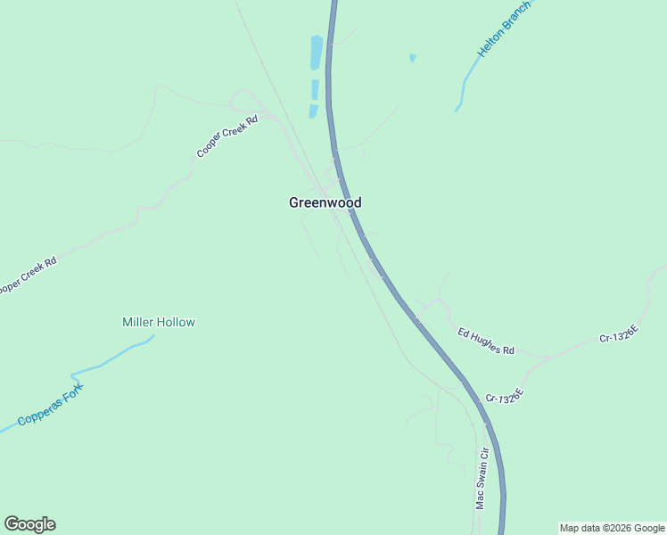 map of restaurants, bars, coffee shops, grocery stores, and more near Lee Chapman Road in Parkers Lake