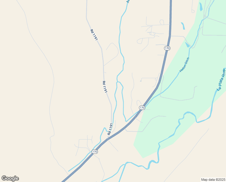 map of restaurants, bars, coffee shops, grocery stores, and more near 646 Road 1191 in La Plata