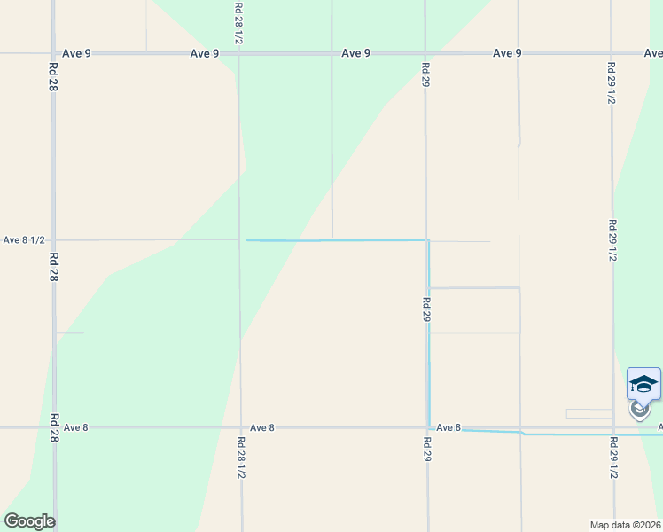 map of restaurants, bars, coffee shops, grocery stores, and more near 8468 Road 29 in Madera